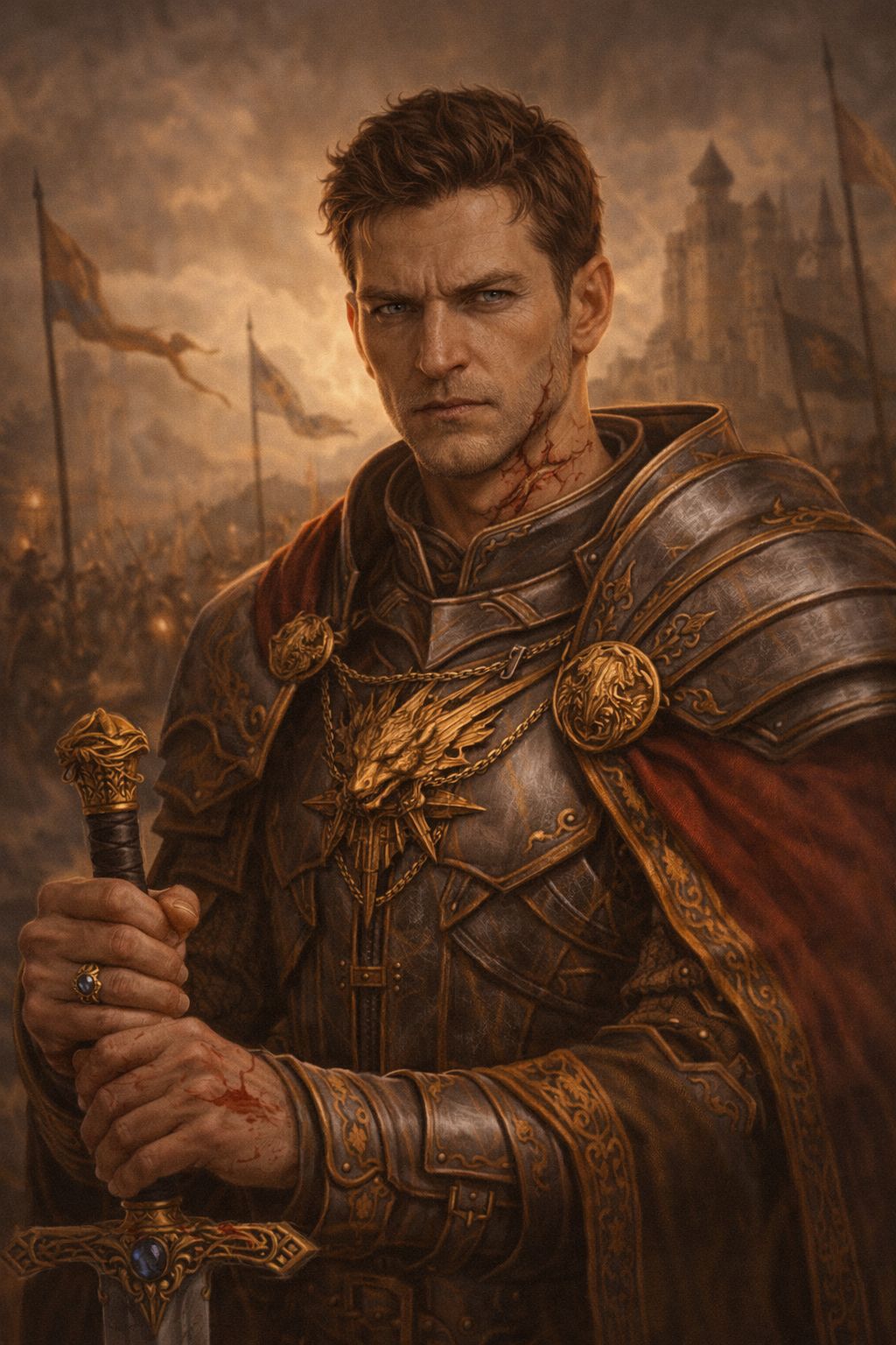 Portrait du duc Hugues Arvel, protecteur de Vaelris