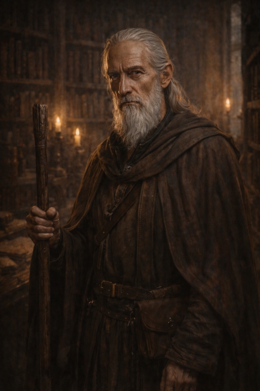 Portrait d'Ophélius Odran, président du Haut Conseil de Vaelris
