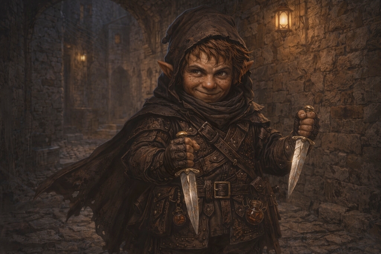 Portrait de Monsieur Soulombre, figure mystérieuse des Chroniques de Vaelris